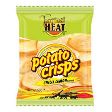 Tropical Heat Potato Crisps Chilli & Lemon 100g